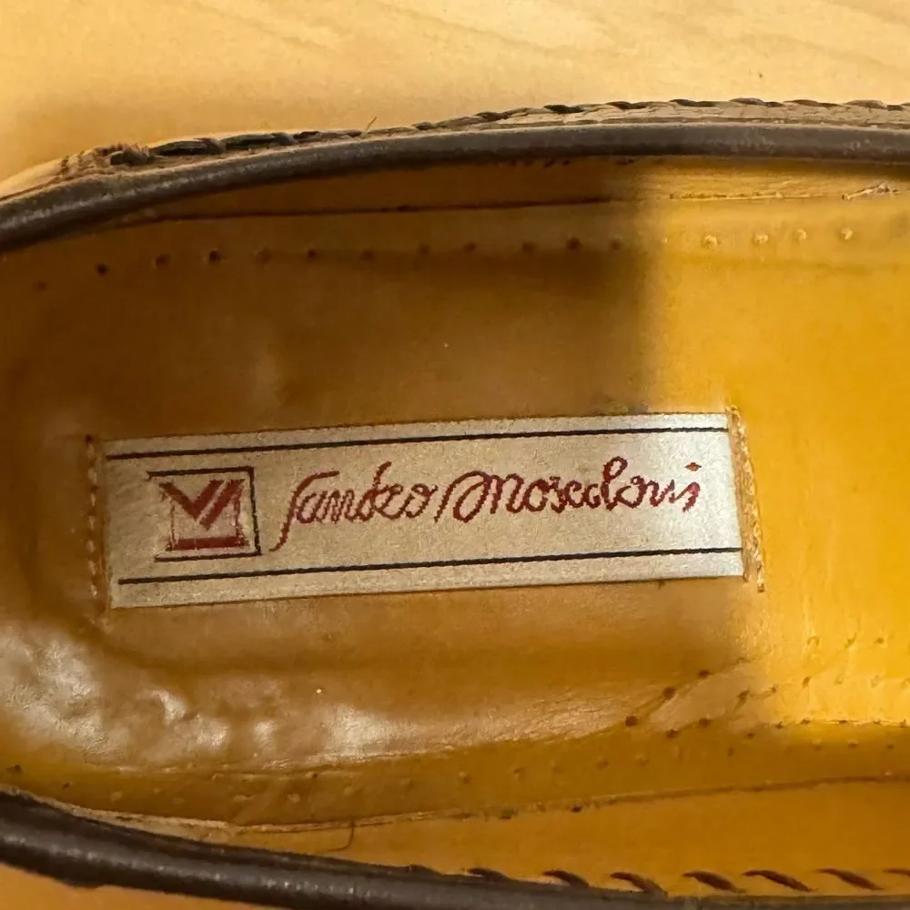 Sandro Moscoloni Genuine Ostrich Loafers Men’s sz 9